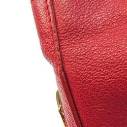 Chloé Dylan 3S0361 Women's Leather Tote Bag Red Color