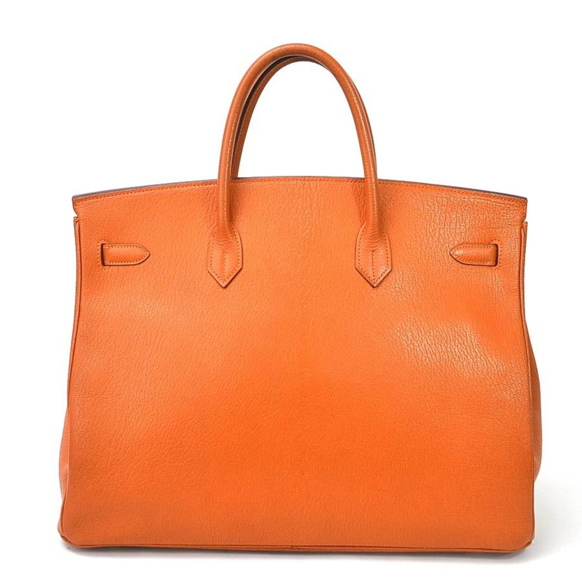 Hermes Handbag Birkin 40 Potiron Chevre Mizol HERMES Ladies Premium Feature
