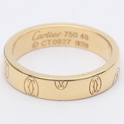 Polished CARTIER Happy Birthday #49 US 4 3/4 18K Pink Gold Band Ring BF556933