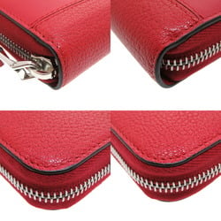 Miu Miu miu leather red round long wallet 0