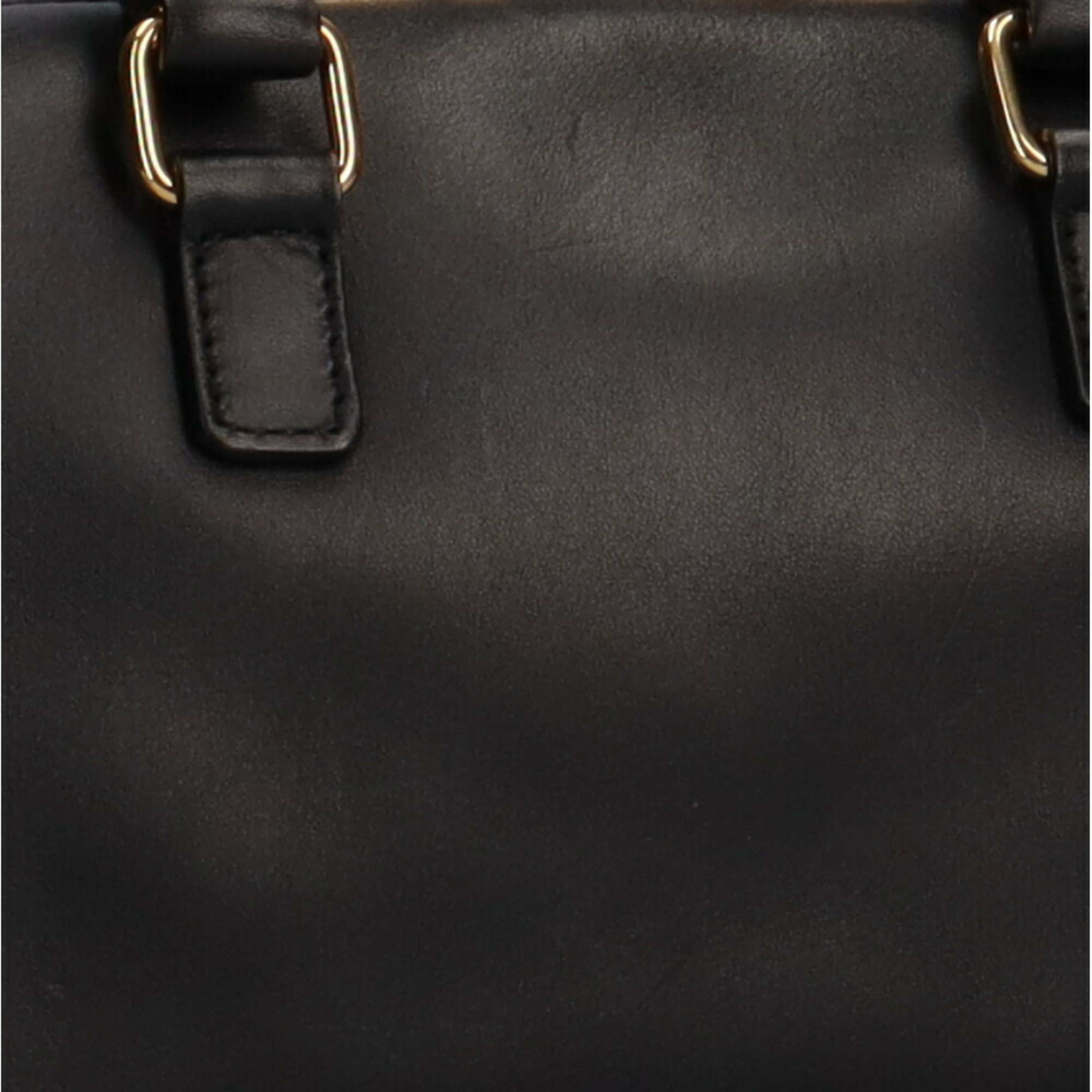 Yves Saint Laurent YVES SAINT LAURENT Baby Duffle Shoulder Bag Leather Black Ladies