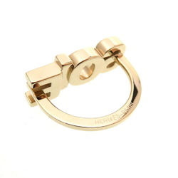 Hermes SOIE metal gold scarf muffler ring