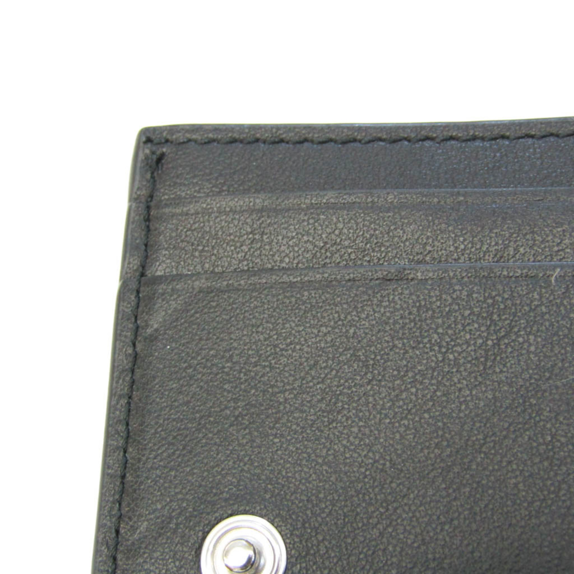Bottega Veneta Intrecciato 592678 Men,Women Leather Wallet (tri-fold) Black