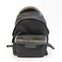 Stella McCartney GO Mini 469178 W9985 Women's Nylon,Leather Backpack Black