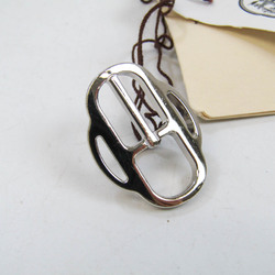 Hermes Metal Scarf Ring Silver twilly ring mini buckle