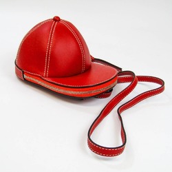 JW Anderson NANO CAP BAG Women's Leather Shoulder Bag Red Color