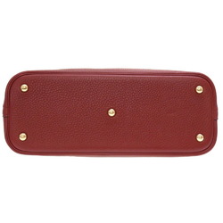 Hermes Bolide 31 Handbag Taurillon Clemence Rouge Ash □L Engraved Red