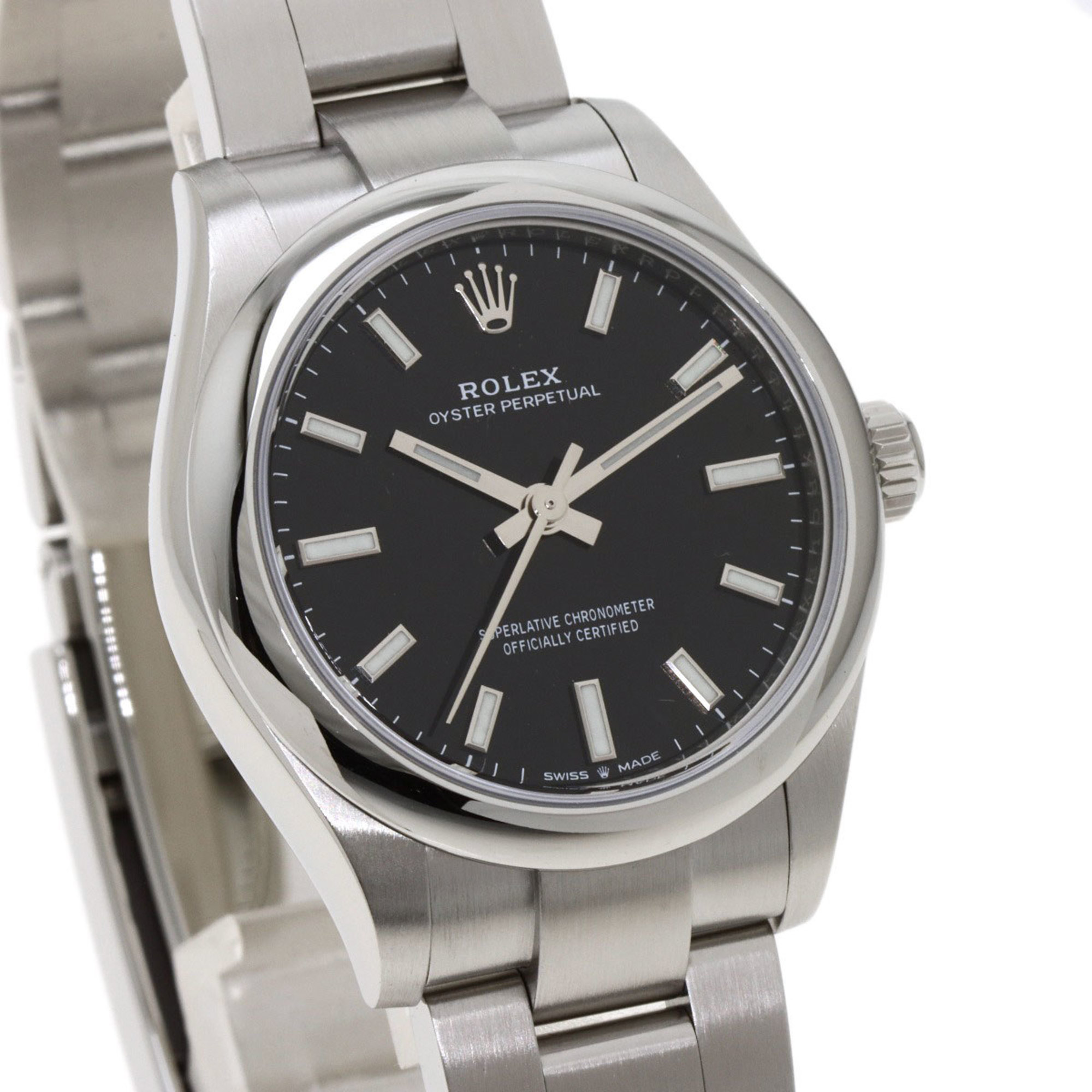 Rolex 277200 Oyster Perpetual Watch Stainless Steel SS Boys ROLEX