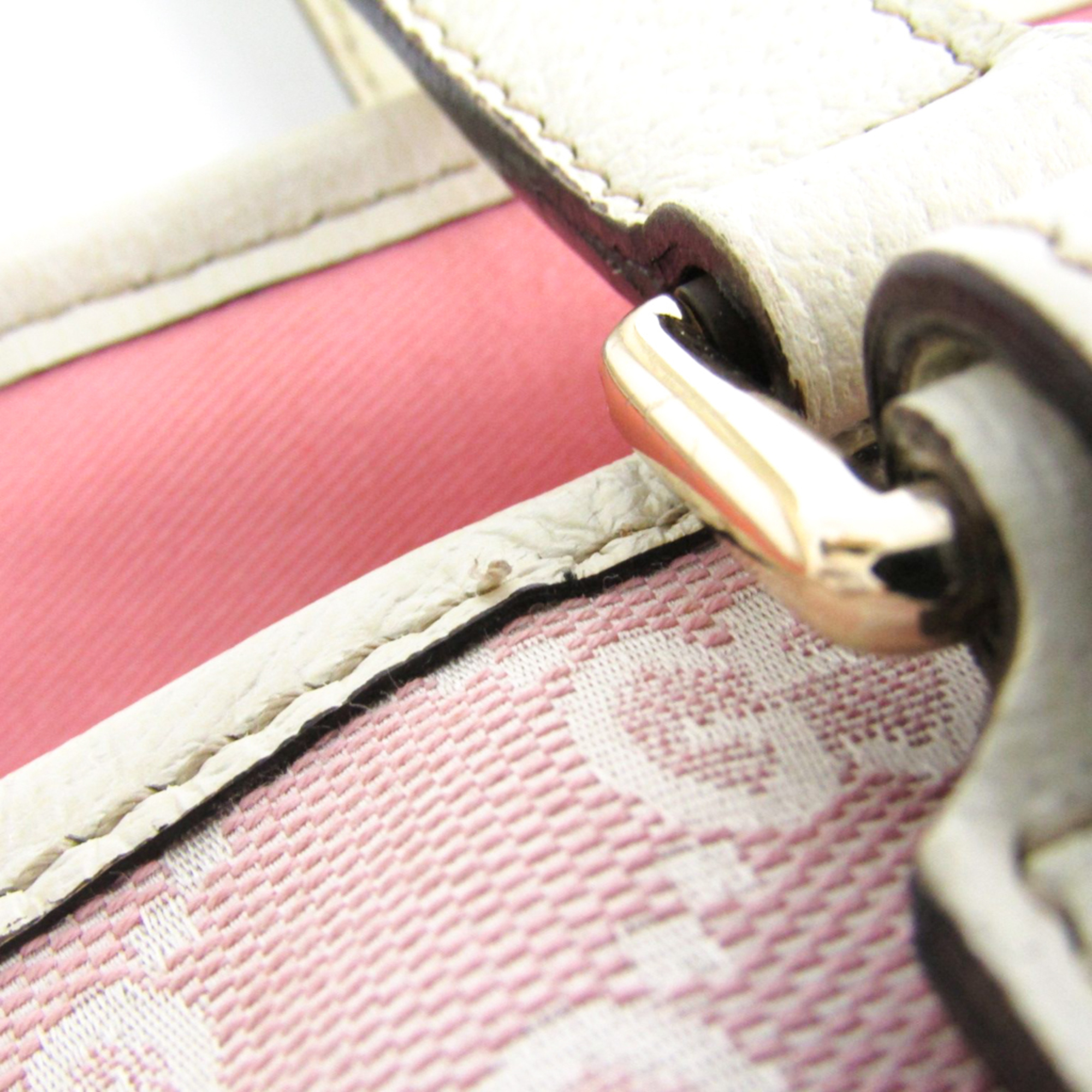 Gucci 137396 Women's GG Canvas Tote Bag White,Baby Pink,Khaki