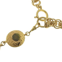 Chanel mademoiselle logo vintage gold plated ladies necklace