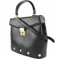 Salvatore Ferragamo 2WAY Shoulder AN215209 Calf Black Ladies Handbag