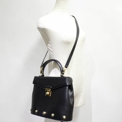 Salvatore Ferragamo 2WAY Shoulder AN215209 Calf Black Ladies Handbag