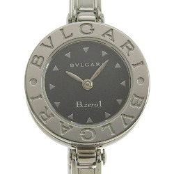 Bvlgari B-zero1 BZ22S Stainless Steel Silver Quartz Analog Display Women's Black Dial Watch