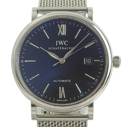 IWC Schaffhausen Portofino IW356506 Stainless Steel Silver Automatic Men's Black Dial Watch