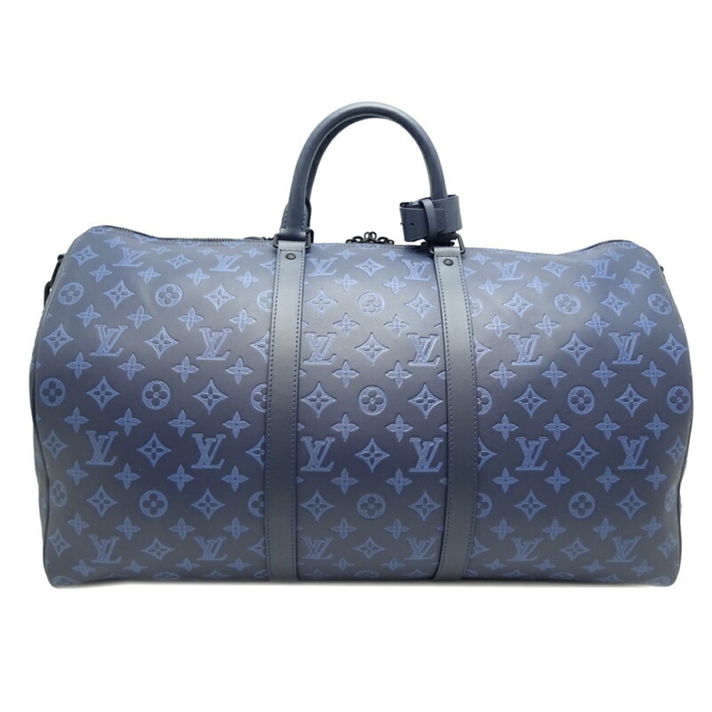 Louis Vuitton Keepall Bandouliere Monogram 50 Blue