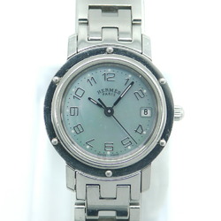 HERMES Hermes Clipper Nacle Watch CL4.210 Quartz Shell Dial Women's