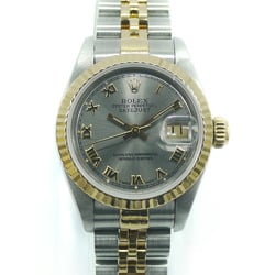 ROLEX Rolex Datejust 69173 X number automatic winding Roman numeral gray dial ladies watch