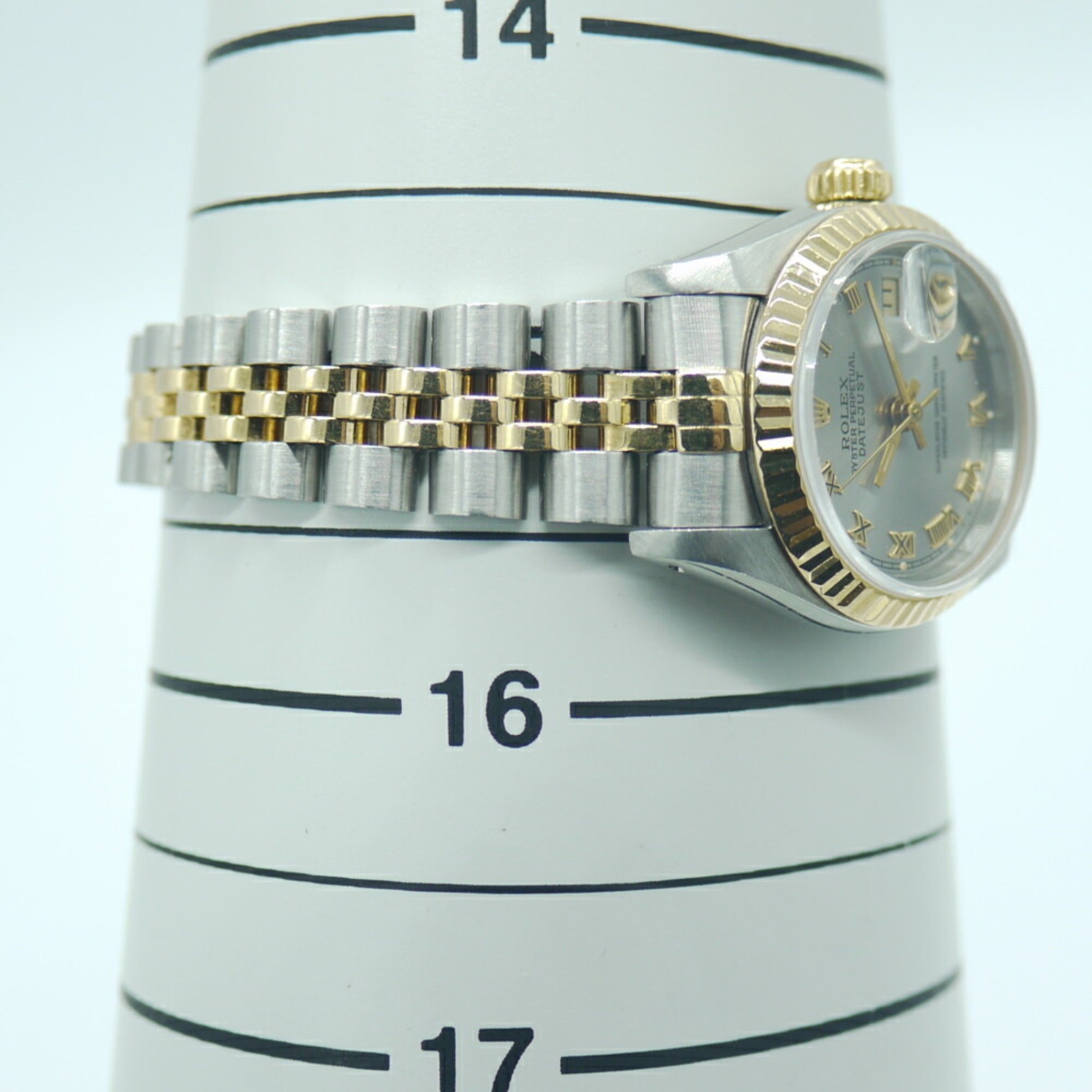 ROLEX Rolex Datejust 69173 X number automatic winding Roman numeral gray dial ladies watch