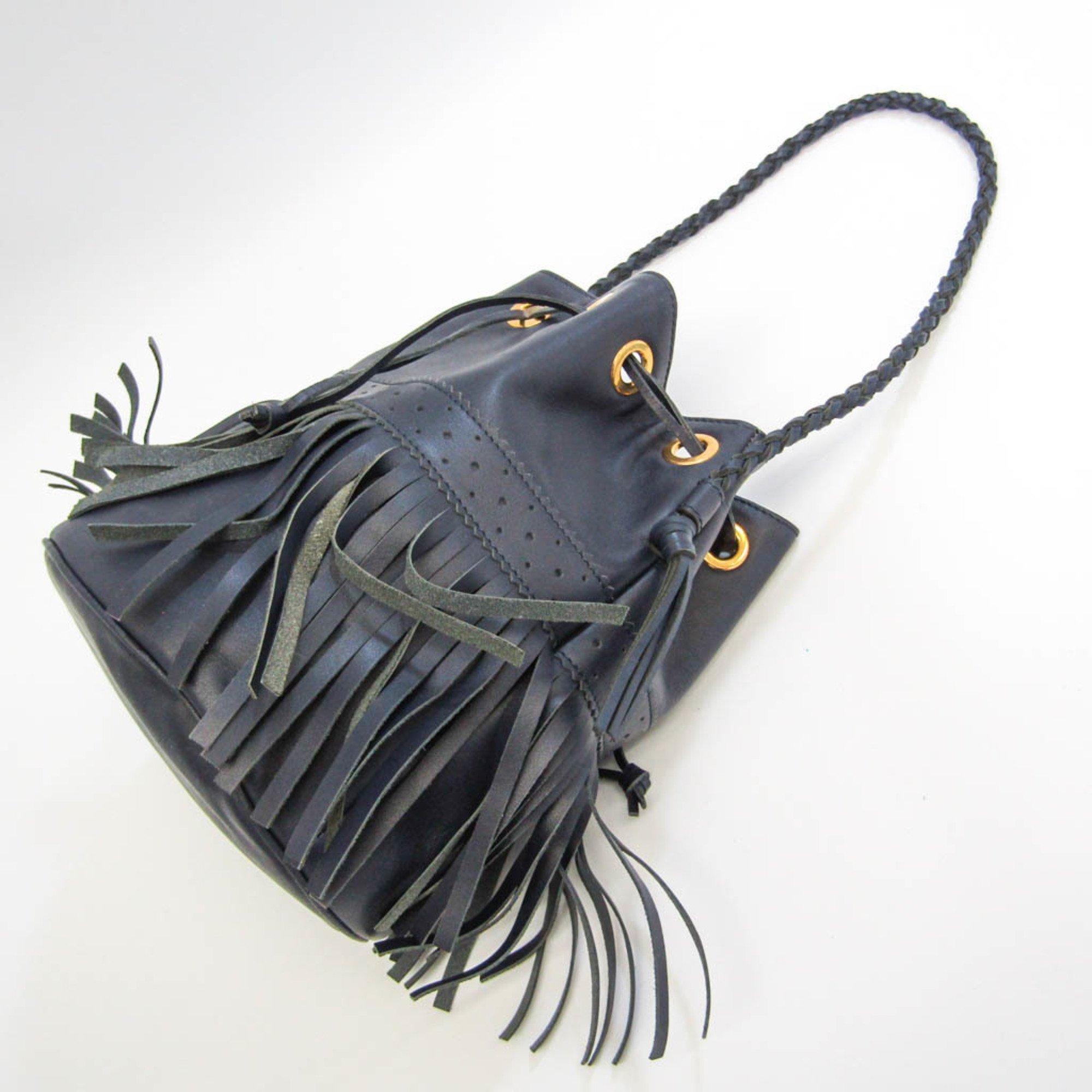 J&M Davidson Carnival Women's Leather Shoulder Bag Dark Navy