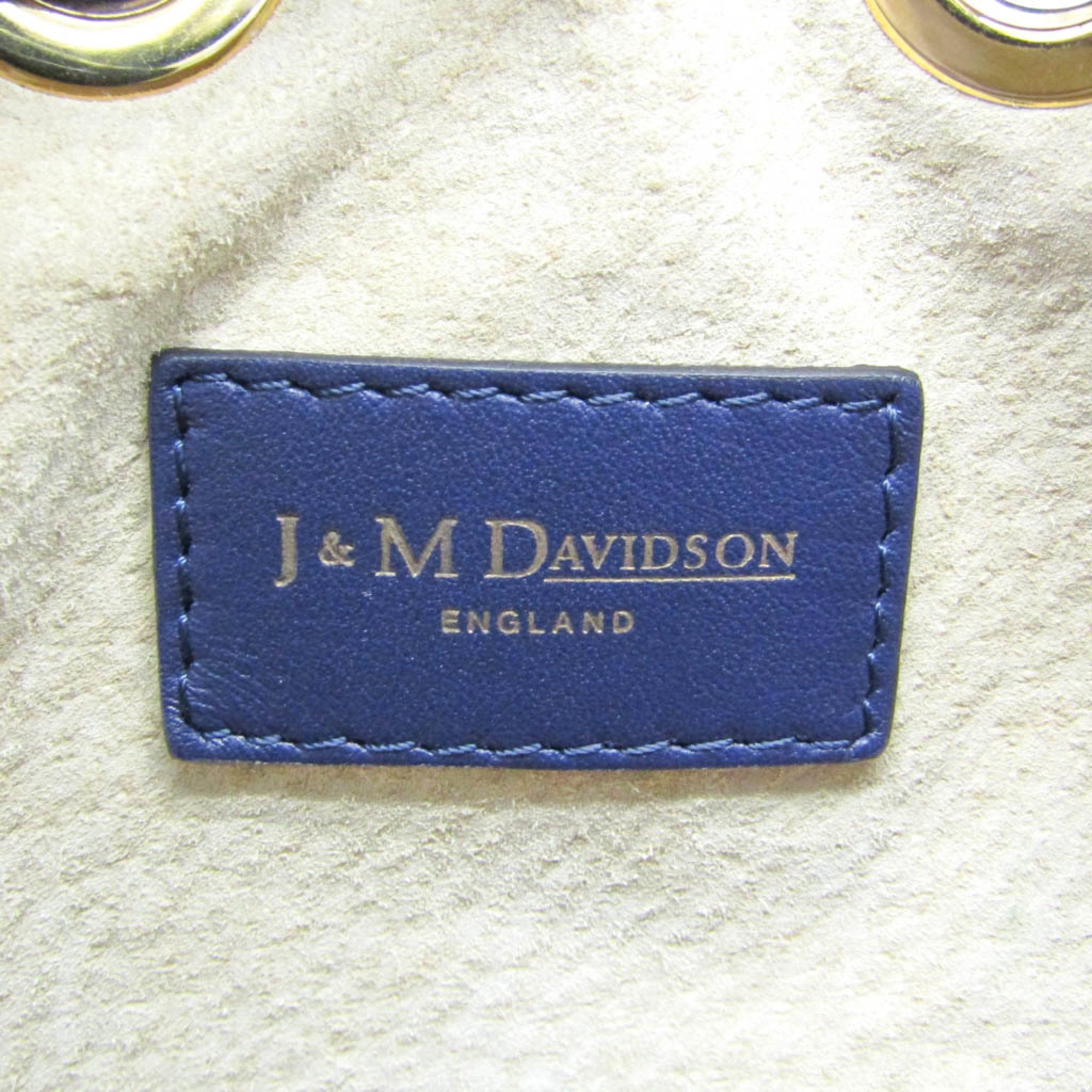 J&M Davidson Carnival Women's Leather Shoulder Bag Navy