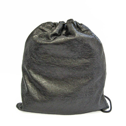 Balenciaga 459588 Women,Men Leather Shoulder Bag Black