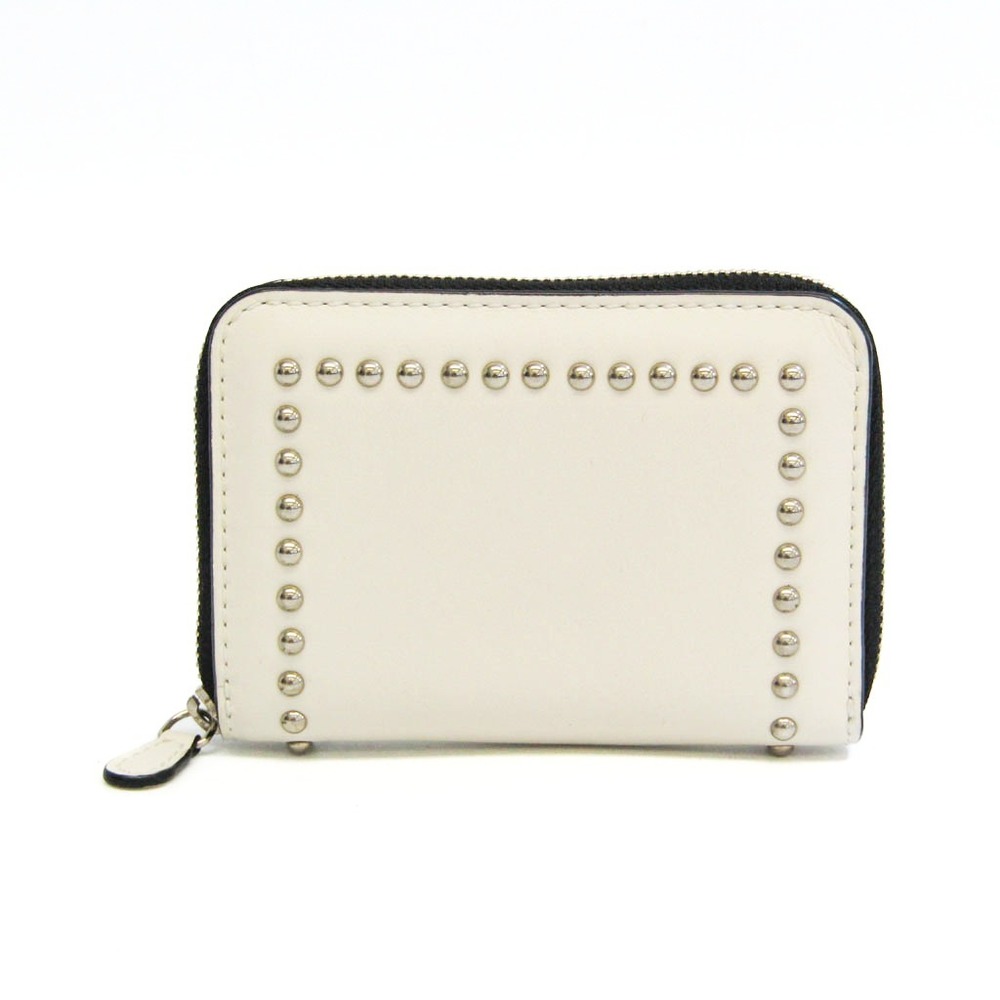 J&M Davidson SMALL ZIP PURSE WITH STUDS 10131N Women's Leather