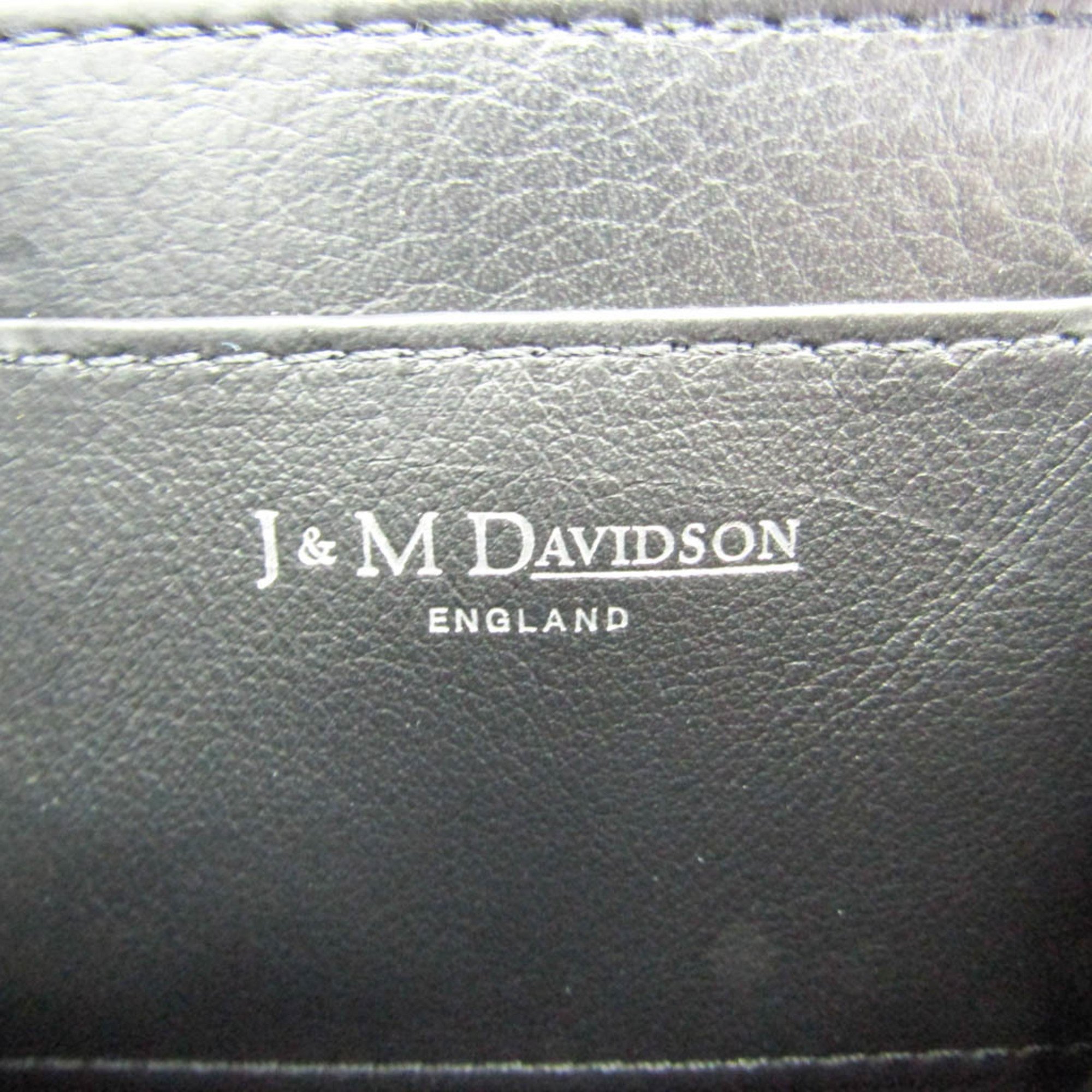 J&M Davidson SMALL ZIP PURSE WITH STUDS 10131N Women's Leather Coin Purse/coin Case Off-white