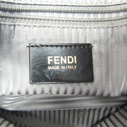 Fendi Big Mamma Bucket 8BR638 Women's Leather Shoulder Bag Gray