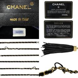 CHANEL Chanel Che shoulder bag matelasse black 661059