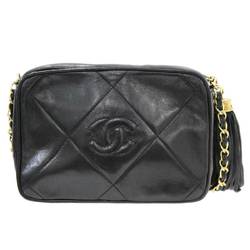 CHANEL Chanel Che shoulder bag matelasse black 661059