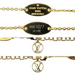 LOUIS VUITTON Louis Vuitton LV & ME V necklace gold M61077 LE1129