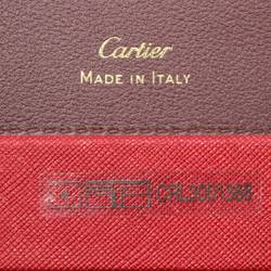 Cartier folio wallet must line Bordeaux
