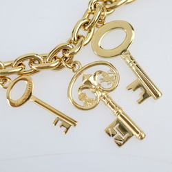 LOUIS VUITTON Louis Vuitton bijoux sack key chain holder MP3206 metal gold ring motif bag charm