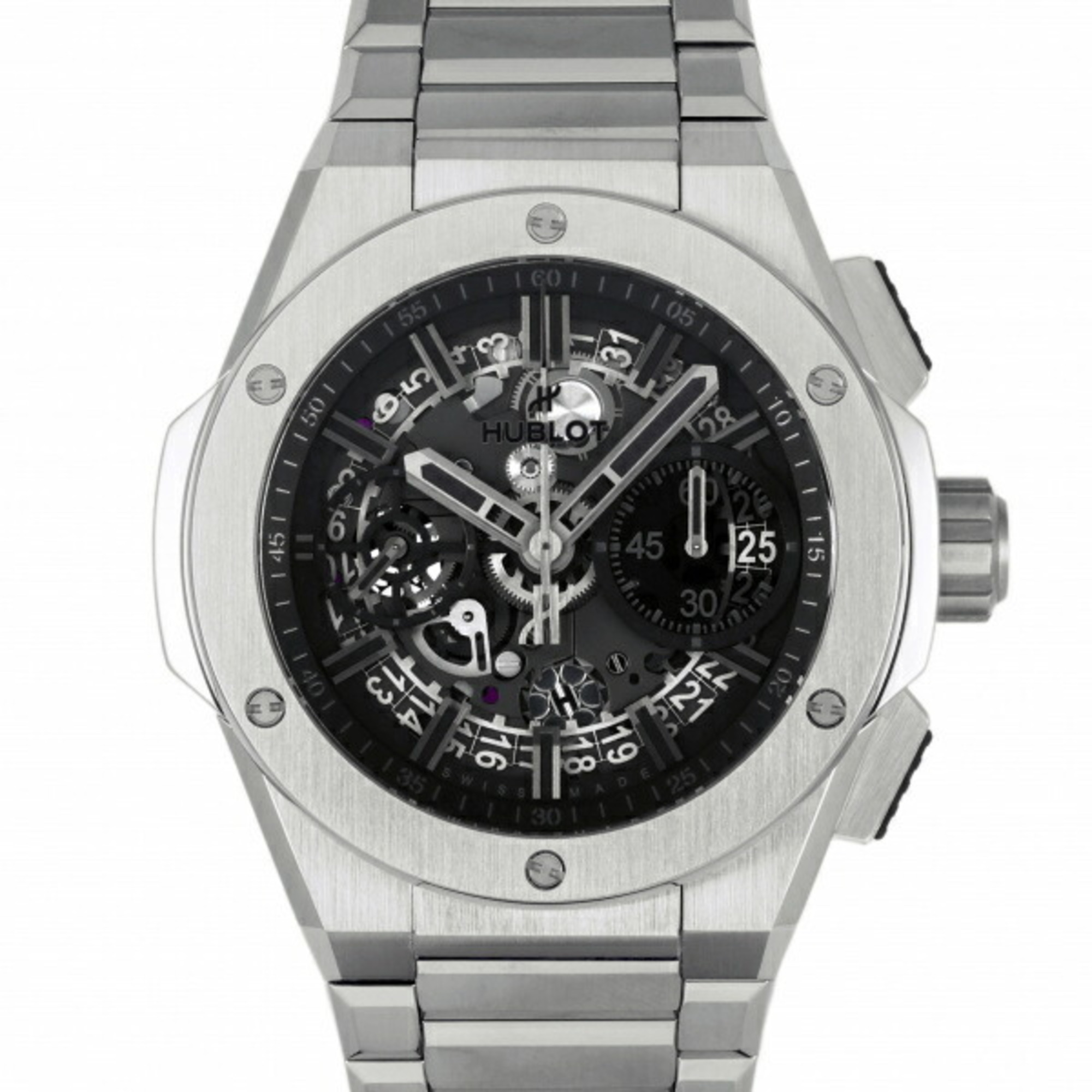 Hublot HUBLOT Big Bang Integrated Titanium YOSHIDA Limited 77 451.NX.1140.NX.YOS Black Dial Watch Men's