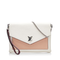 Louis Vuitton Calfskin Lockme Pochette Crossbody Bag