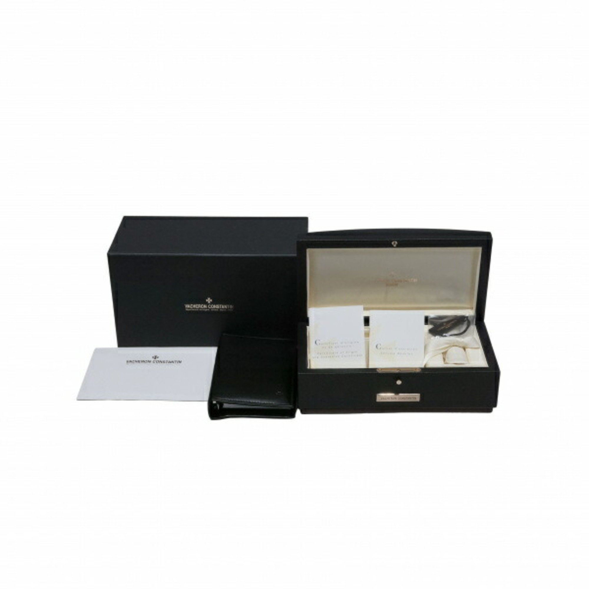 Vacheron Constantin VACHERON CONSTANTIN Overseas Dual Time 47450/B01A-9227 Black Dial Watch Men's