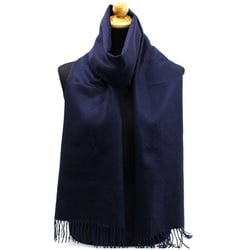 Salvatore Ferragamo reversible stole shawl muffler silk rectangle navy x blue SALVATORE FERRAGAMO | women's men's
