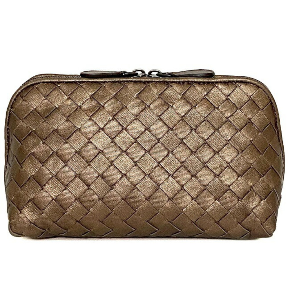 Bottega Veneta Silver Pouch ADL1555 – LuxuryPromise