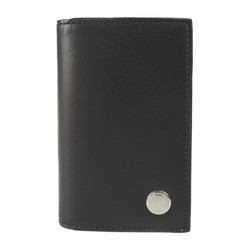 Dunhill Key Case L2LJ50A Leather Black Silver Hardware 6 Rows