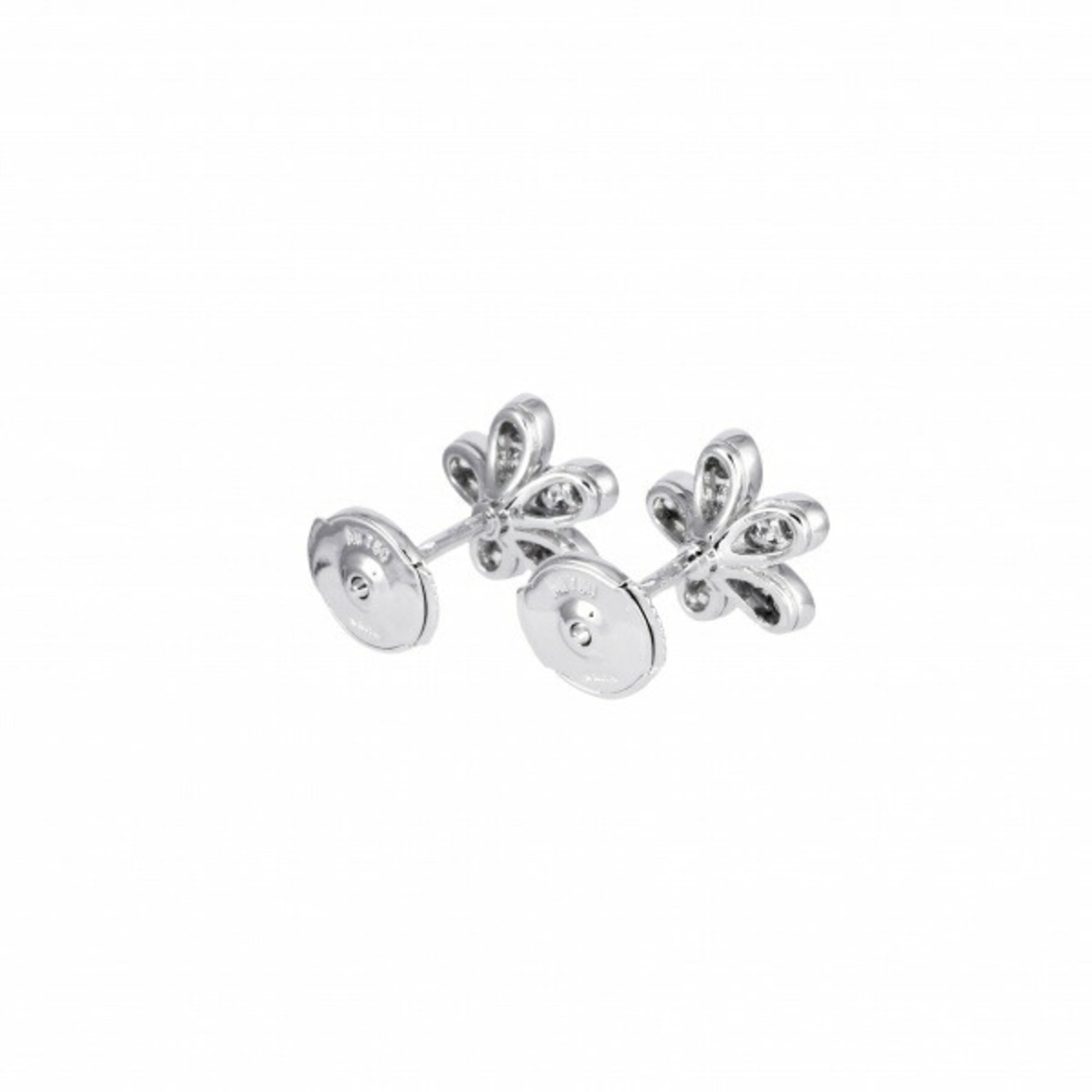 Van Cleef & Arpels Socrates Earrings K18WG White Gold