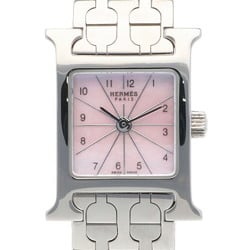 Hermes HERMES H watch mini stainless steel HH1.110 ladies
