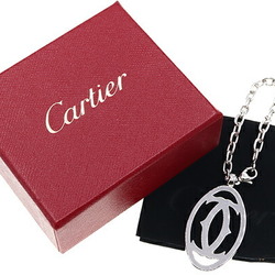 Cartier bag charm C2 key ring T1220148 silver metal women's holder