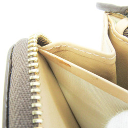 J&M Davidson ELONGATED ZIP 10069 Women's Leather Long Wallet (bi-fold) Off-white