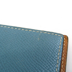 Hermes Agenda Personal Size Planner Cover Blue Jean,Gold Vision