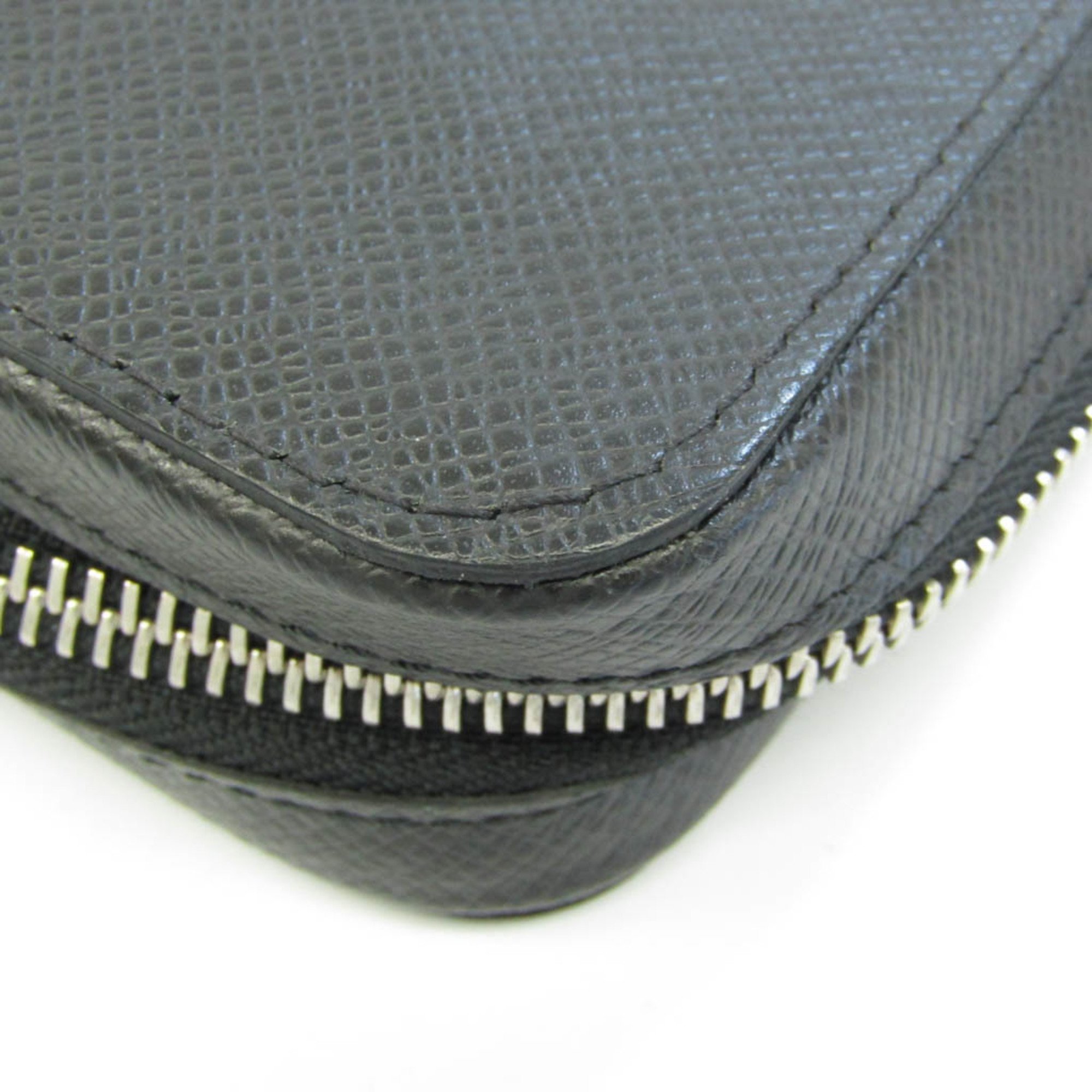 Louis Vuitton Taiga Zippy XL M42097 Men's Taiga Leather Long Wallet (bi-fold) Ardoise