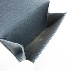 Balenciaga Paper Mini Wallet 391446 Women's Leather Wallet (tri-fold) Navy