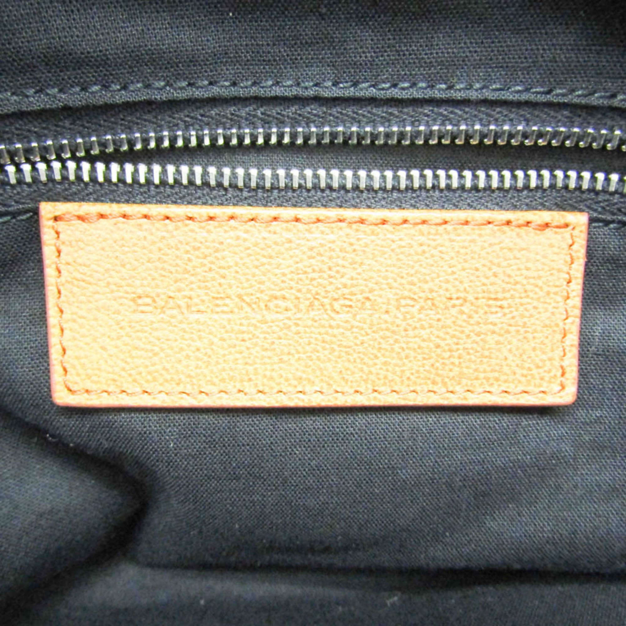 Balenciaga Town 527147 Men,Women Leather,Nylon Canvas Clutch Bag Orange,Yellow