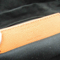 Balenciaga Town 527147 Men,Women Leather,Nylon Canvas Clutch Bag Orange,Yellow