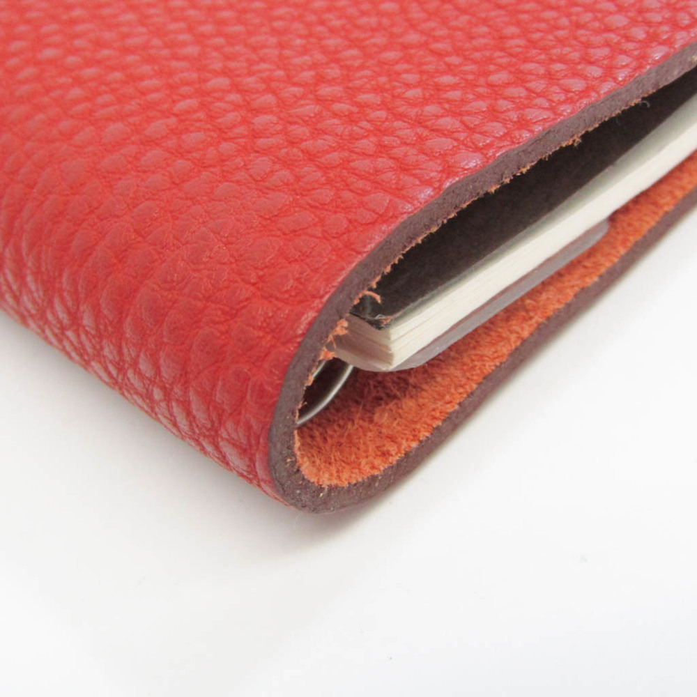 Hermes Ulysse Pocket Size Planner Cover Rouge Garance Mini Auction
