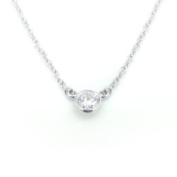 TIFFANY & Co. Tiffany Elsa Peretti Diamond by the Yard Single Pendant Pt950